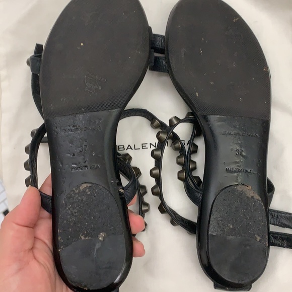 Balenciaga gladiator flat studded sandals 37 - Picture 3 of 6